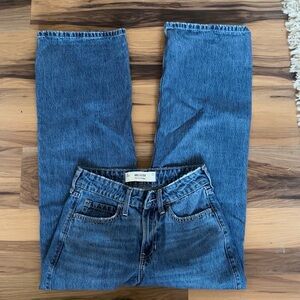 Hollister Women’s Medium Blue Straight-Leg Jeans